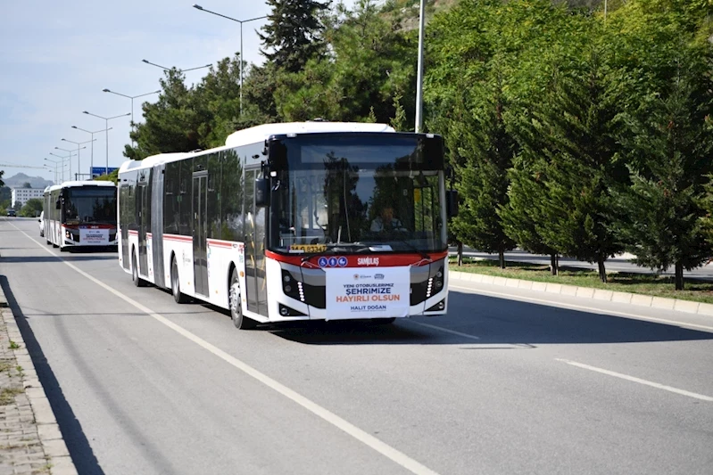 Büyükşehir’in yeni otobüsleri Samsun’a ulaştı!