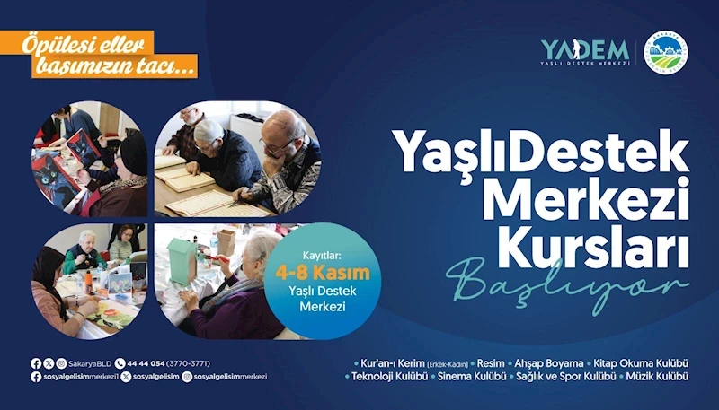 YADEM’de yeni dönem kursları başlıyor