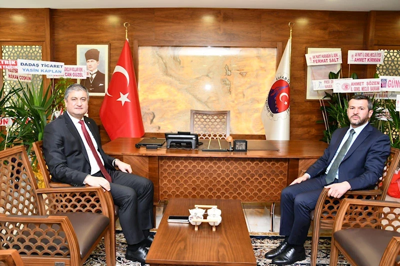 Karabük Valisi Sayın Mustafa Yavuz’dan Belediye Başkanımız Özkan Çetinkaya’ya İadeiziyaret
