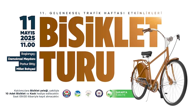 Pedallar daha güvenli bir trafik için dönecek: Çekilişle bisiklet hediye edilecek