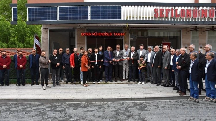 BAŞKANIMIZ, M.C. TEKNİK İSİMLİ İŞ YERİNİN AÇILIŞINI GERÇEKLEŞTİRDİ