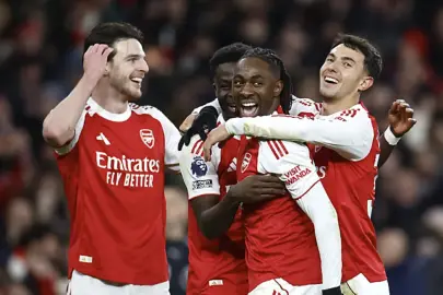 Kuzey Londra derbisinde kazanan Arsenal! Eze'den hat-trick...