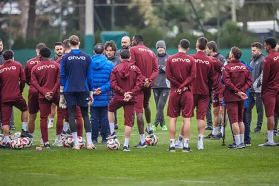 Trabzonspor, Beşiktaş maçının hazırlıklarına başladı