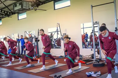 Trabzonspor, Galatasaray maçının hazırlıklarını sürdürdü