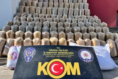 2,5 ton kaçak tütün ele geçirildi