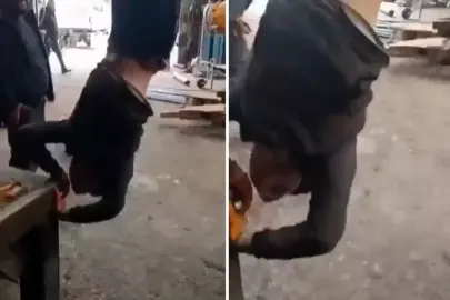 Ankara'da zihinsel engelli kişiyi vince bağlayan 4 şüpheli yakalandı