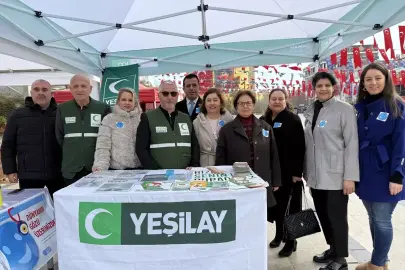 Aydın'da Yeşilay sigara bağımlılığı konusunda bilgilendirme yaptı