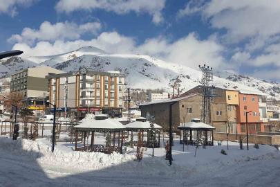 Başkale’de kar yağışı