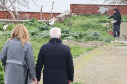 Başkan Bozbey’den Yaren Leylek'e ziyaret