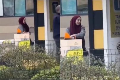 Bursa’da taksi tartışması hasara yol açtı