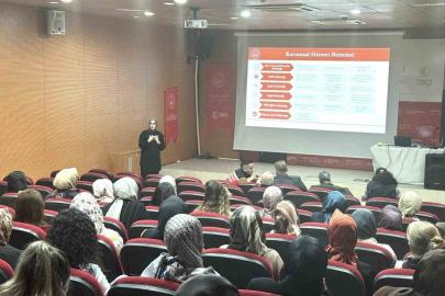 Elazığ’da kadına yönelik şiddetle mücadele eğitimi