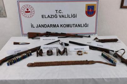Elazığ’da silah operasyonu