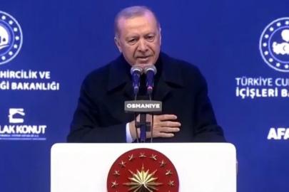 Erdoğan: Deprem konutlarını nasıl yaptıysak 500 bin konutu da yapacağız