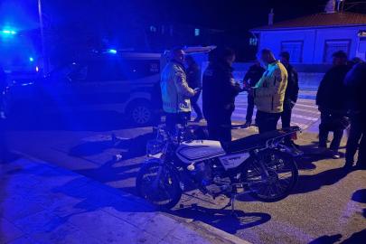 Erzincan’da motosiklet kazası