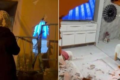 Evinde otururken kamyonetin çarptığı duvarın altında kaldı