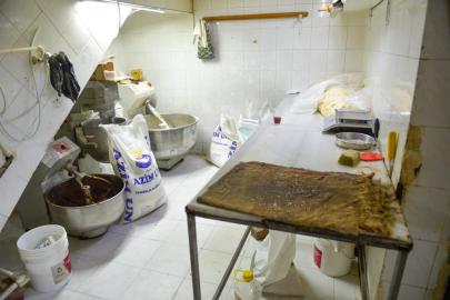 Fırında mide bulandıran görüntü