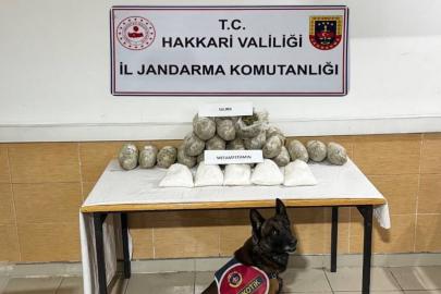 Hakkari’de 22 kilo uyuşturucu ele geçirildi