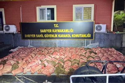 İstanbul’da kaçak avlanan 1,8 ton kalkan balığına el konuldu