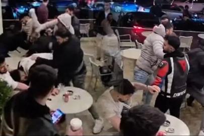 Kafe savaş alanına döndü: 9 şüpheli yakalandı
