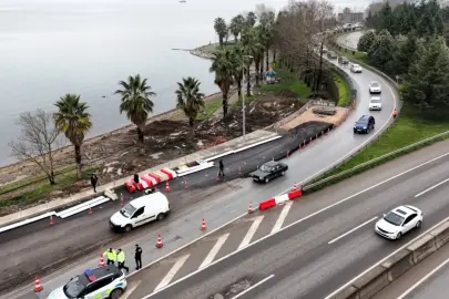 Kocaeli’de Başiskele Koridor Projesi’nde yeni yan yol açıldı