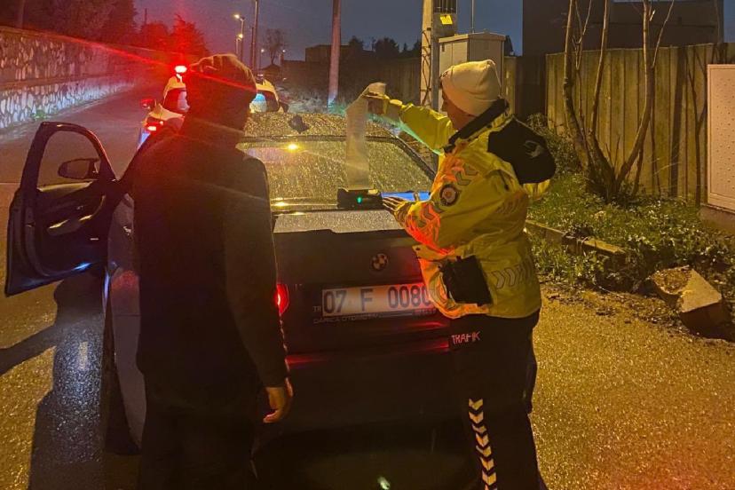 Kocaeli’de drift atan sürücüye 60 bin lira para cezası