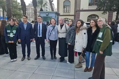 Manisa'da Yeşilay'dan sigarayla mücadele için farkındalık yürüyüşü