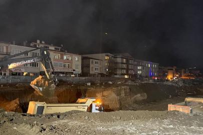 Merkez Çarşısı Kentsel Dönüşümünde hafriyat çalışmaları sürüyor