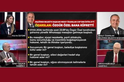 Mesut Özarslan canlı yayında CHP'yi bombaladı: Hangi hakla anama sövüyorsun?