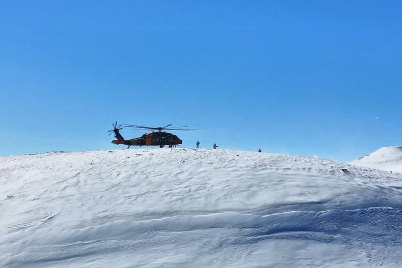 MSB’den Kars Şehit Piyade Teğmen Harun Aslan Kış Tatbikatı paylaşımı