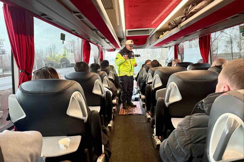 Muş’ta emniyet kemeri denetimi