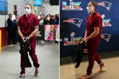 NFL yıldızından Super Bowl'da hapishane kıyafetli ICE protestosu