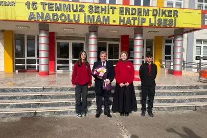 Niksar Kaymakam Perçi, öğrencilerle buluştu