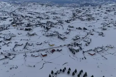 Ordu'da Perşembe Yaylası'nda kar festivali yapıldı
