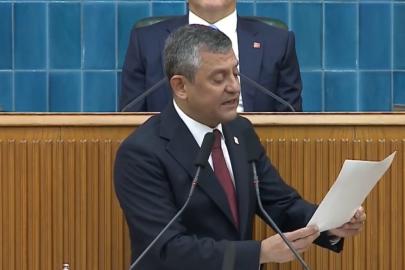 Özgür Özel, Mesut Özarslan'a attığı mesajları okudu: Salonda alkış tufanı koptu