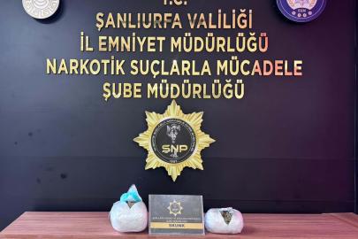 Şanlıurfa’da 1 kilo 700 gram skunk ele geçirildi
