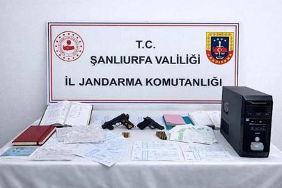 Şanlıurfa’da tefecilik operasyonu: Silah ve çok sayıda senet ele geçirildi