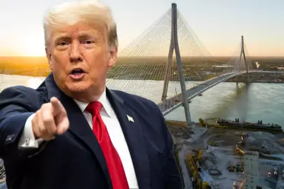 Trump, Kanada ile ABD'yi birleştirecek köprünün yarısını istedi