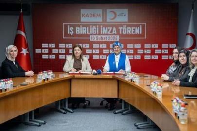 Türk Kızılay ile KADEM işbirliği protokolü imzaladı