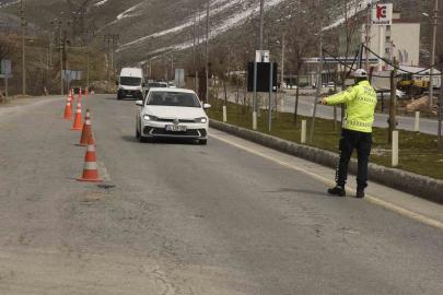 Bitlis’te bayram öncesi sıkı trafik denetimi