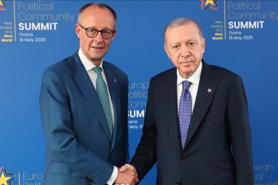 Cumhurbaşkanı Erdoğan, Almanya Başbakanı Merz ile görüştü