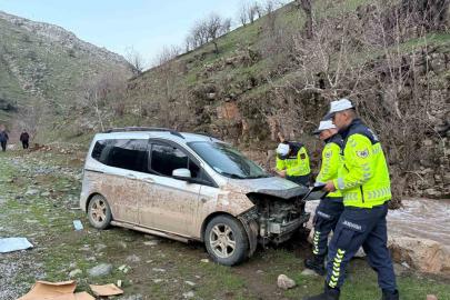Derecik’te trafik kazası: 1 yaralı