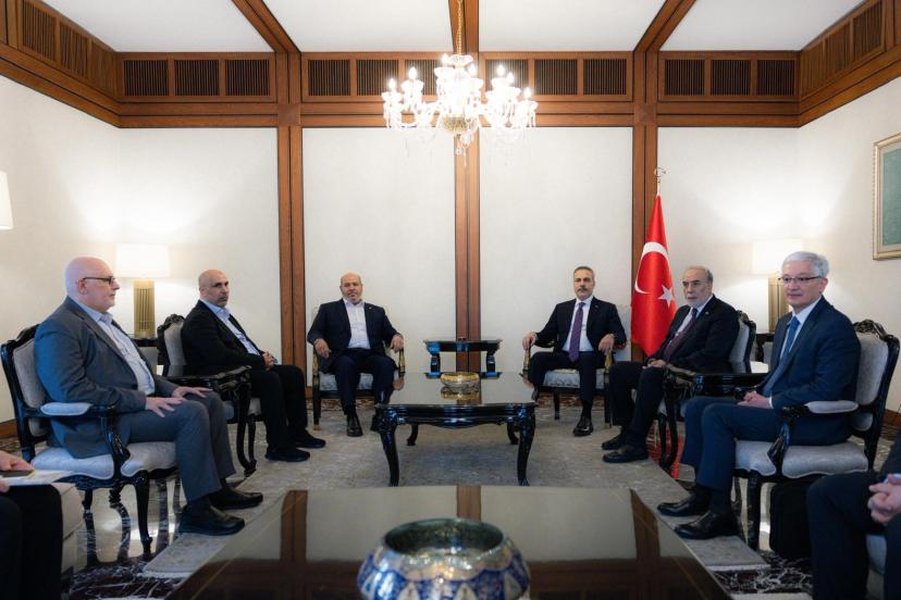 Dışişleri Bakanı Fidan, Ankara'da Hamas heyeti ile görüştü
