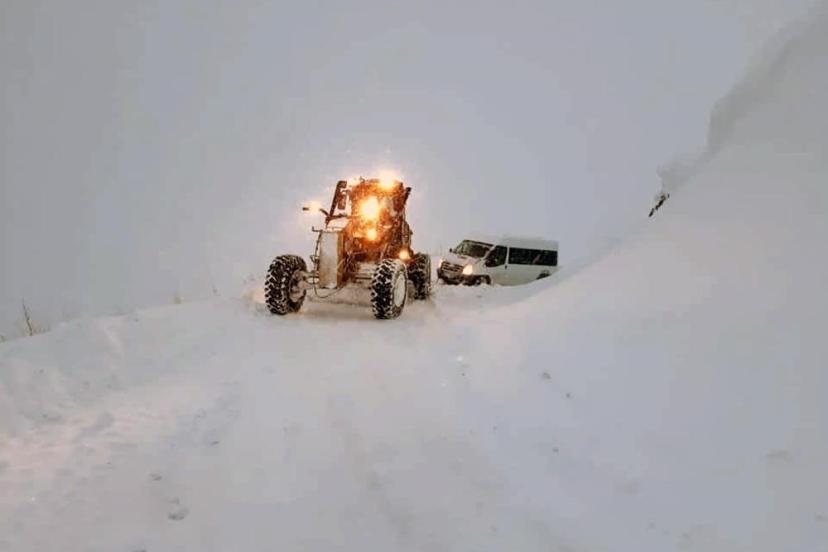 Erzincan’da kardan kapanan 335 köy yolu ulaşıma açılıyor