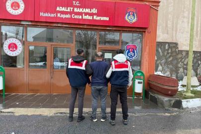 Hakkari’de 8 yıl hapis cezası bulunan şahıs yakalandı