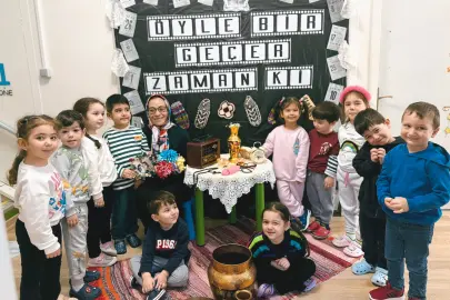 İstanbul Maltepe'de kreşlerdeki minikler büyükleriyle buluştu