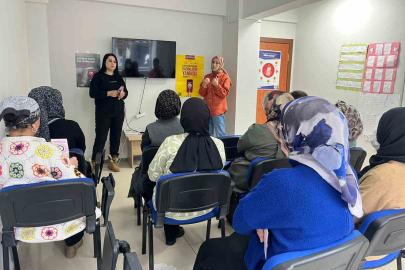 Kars’ta kadına yönelik şiddetle mücadele için bilgilendirme çalışması