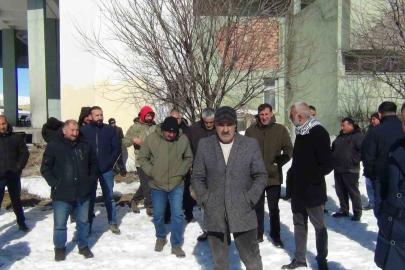 Kars’ta vatandaşların taş ocağı tepkisi