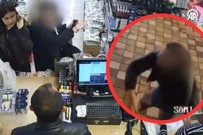 Kocasına şikayet etti: Öfkeli adam esnafın camları kırdı