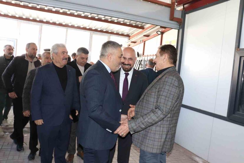 Malatya TSO’dan Şevket Keskin’e tebrik ziyareti