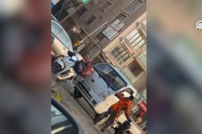 Trafikte kasklı saldırı. Kamyonetin camını kıran kişiye para cezası